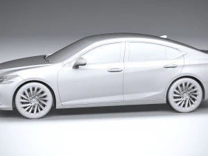 Lexus ES 2022 3D Model