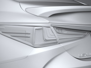 Lexus ES 2022 3Dモデル