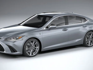 Lexus ES F-Sport 2022 3D Modell