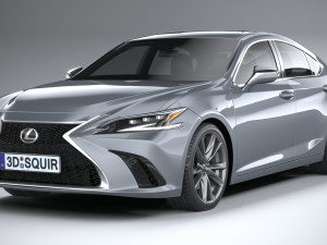 Lexus ES F-Sport 2022 Modelo 3D
