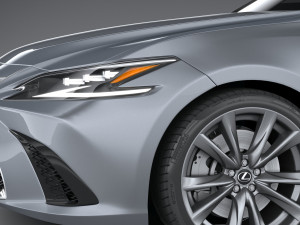 Lexus ES F-Sport 2022 Modelo 3D