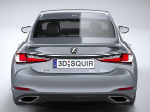 Lexus ES F-Sport 2022 Modelo 3D