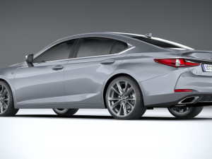 Lexus ES F-Sport 2022 Modelo 3D