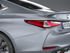Lexus ES F-Sport 2022 Modelo 3D