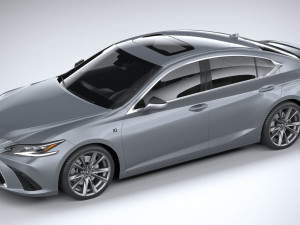 Lexus ES F-Sport 2022 Modelo 3D