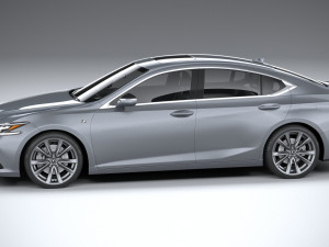 Lexus ES F-Sport 2022 Modelo 3D