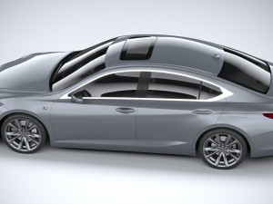 Lexus ES F-Sport 2022 Modelo 3D