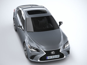 Lexus ES F-Sport 2022 Modelo 3D