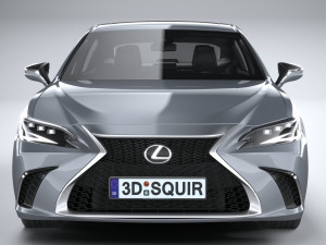 Lexus ES F-Sport 2022 Modelo 3D