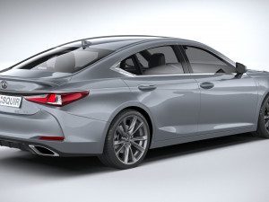 Lexus ES F-Sport 2022 Modelo 3D