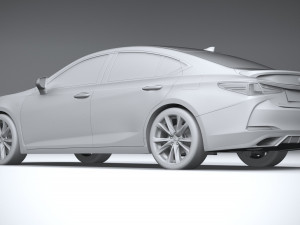 Lexus ES F-Sport 2022 Modelo 3D