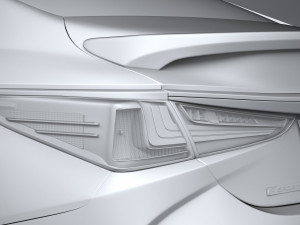 Lexus ES F-Sport 2022 Modelo 3D