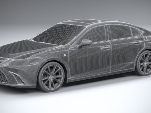 Lexus ES F-Sport 2022 Modelo 3D