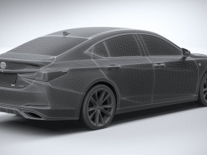 Lexus ES F-Sport 2022 Modelo 3D