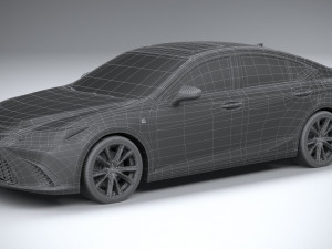 Lexus ES F-Sport 2022 Modelo 3D