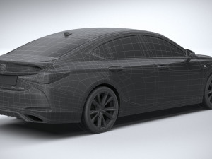 Lexus ES F-Sport 2022 Modelo 3D