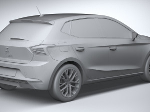 Seat Ibiza 2022 Modelo 3D