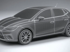 Seat Ibiza 2022 3D Model