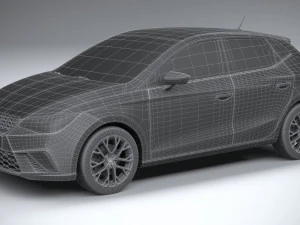 Seat Ibiza 2022 3D Model