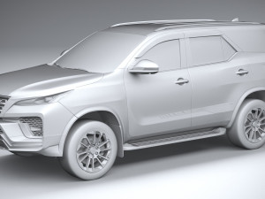Toyota Fortuner TRD 2021 3Dモデル
