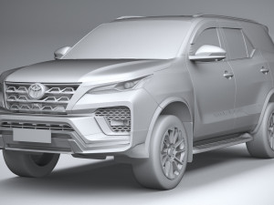Toyota Fortuner TRD 2021 3Dモデル