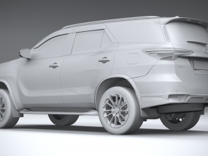 Toyota Fortuner TRD 2021 3Dモデル