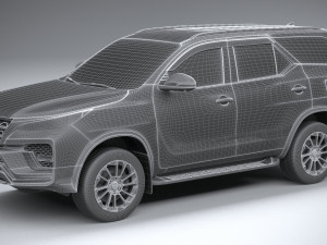 Toyota Fortuner TRD 2021 3Dモデル