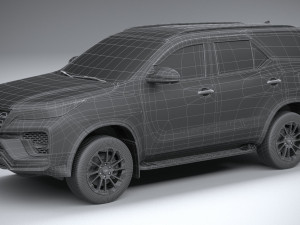 Toyota Fortuner TRD 2021 3Dモデル