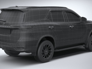 Toyota Fortuner TRD 2021 3Dモデル
