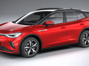 Фольксваген ID4 GTX 2022 3D Модель