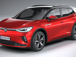 Volkswagen ID4 GTX 2022 3D 모델