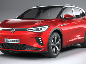 Volkswagen ID4 GTX 2022 3D 모델