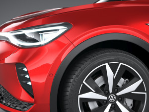 Volkswagen ID4 GTX 2022 3D 모델
