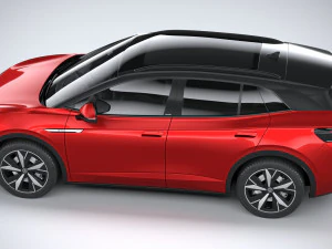 Volkswagen ID4 GTX 2022 3D Model