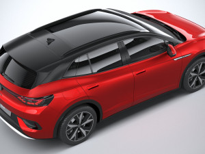 Volkswagen ID4 GTX 2022 3D 모델