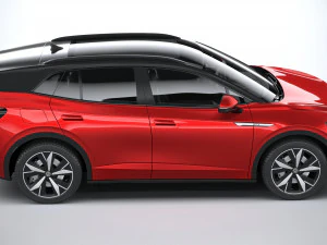 Volkswagen ID4 GTX 2022 3D Model