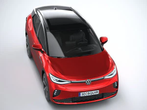 Volkswagen ID4 GTX 2022 3D Model