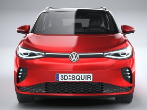 Volkswagen ID4 GTX 2022 3D 모델