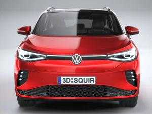 Volkswagen ID4 GTX 2022 3D Model
