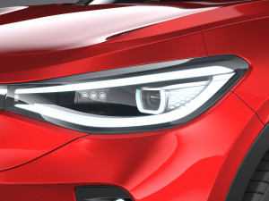 Volkswagen ID4 GTX 2022 3D 모델