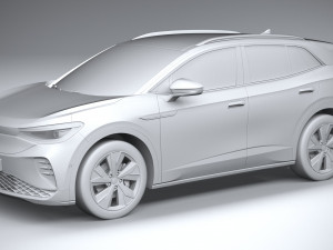 Volkswagen ID4 GTX 2022 3D 모델