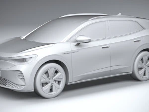 Volkswagen ID4 GTX 2022 3D Model