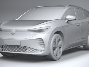 Volkswagen ID4 GTX 2022 3D 모델