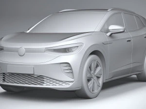 Volkswagen ID4 GTX 2022 3D Model