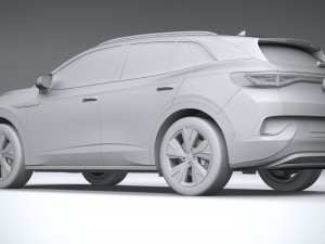 Volkswagen ID4 GTX 2022 3D 모델