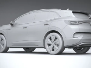 Volkswagen ID4 GTX 2022 3D Model