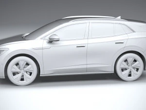 Volkswagen ID4 GTX 2022 3D Model