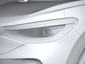 Volkswagen ID4 GTX 2022 3D 모델