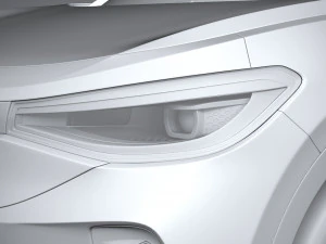 Volkswagen ID4 GTX 2022 3D Model
