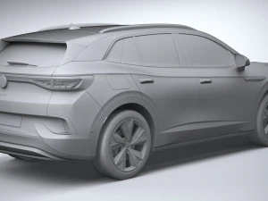 Volkswagen ID4 GTX 2022 3D Model